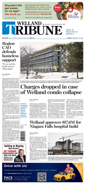 Cover of The Welland Tribune