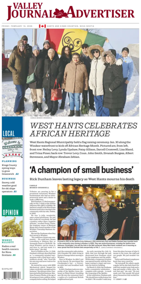 Cover of Valley Journal Advertiser