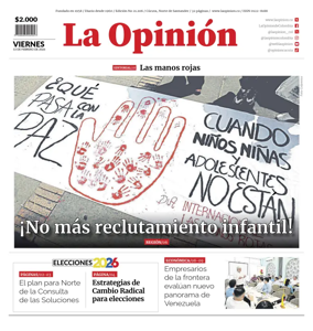 Cover of La Opinion