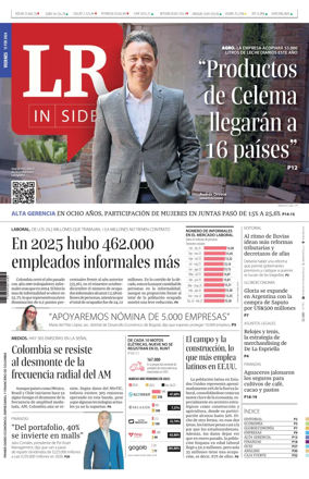 Cover of La Republica (Colombia)