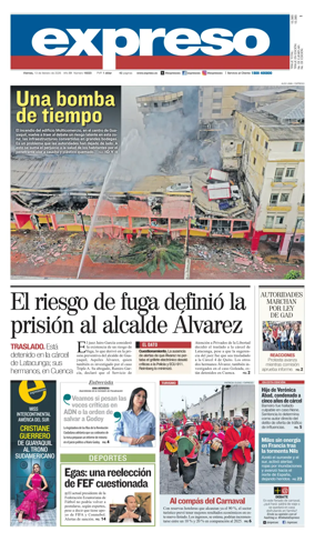 Cover of Diario Expreso