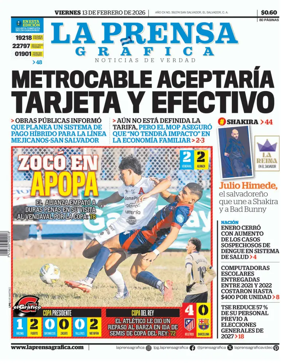 Cover of La Prensa Grafica