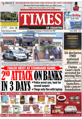 Cover of Times of Eswatini