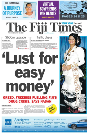 Cover of The Fiji Times