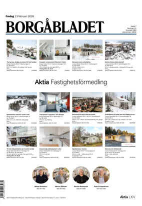 Cover of Borgabladet