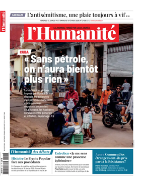 Cover of L'HUMANITE