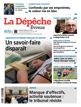 Cover of La Depeche Evreux