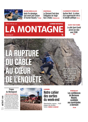 Cover of La Montagne (Clermont-Metropole)