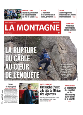 Cover of La Montagne (Montlucon)