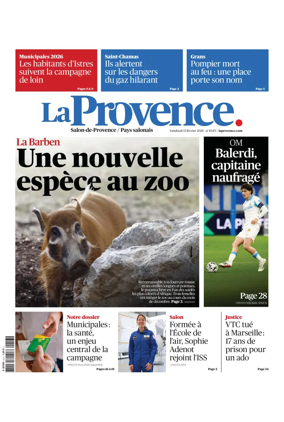 Cover of La Provence Salon-de-Provence / Pays salonais