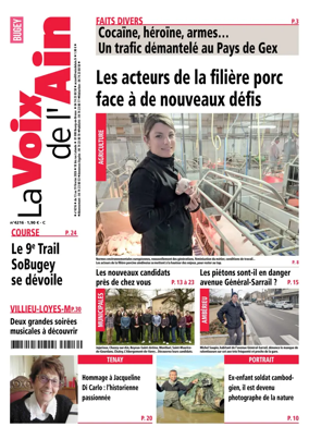 Cover of La Voix de l’Ain Amberieu en Bugey - Meximieux