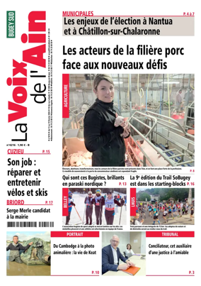 Cover of La Voix de l’Ain Belley