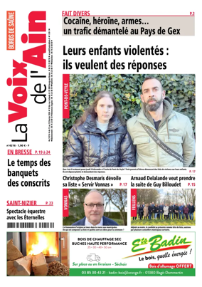 Cover of La Voix de l’Ain Bords de Saone