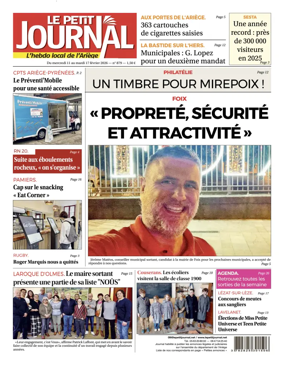 Cover of Le Petit Journal - L'hebdo local de l'Ariege