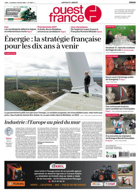 Cover of Ouest France (Dinan)