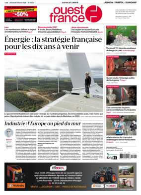 Cover of Ouest-France (Lannion / Paimpol / Guingamp)