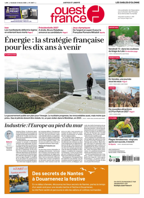 Cover of Ouest France (Les Sables-d'Olonne)