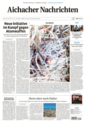 Cover of Aichacher Nachrichten