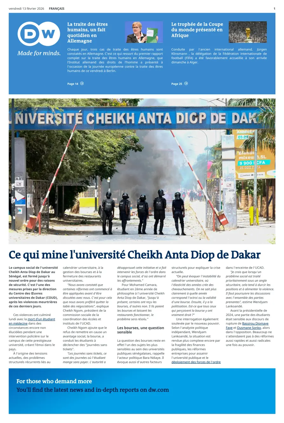 Cover of Deutsche Welle (French Edition)