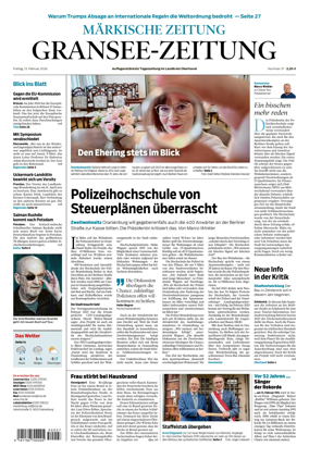 Cover of Gransee-Zeitung