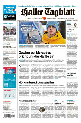 Cover of Haller Tagblatt