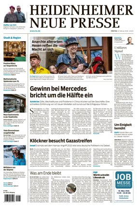 Cover of Heidenheimer Neue Presse