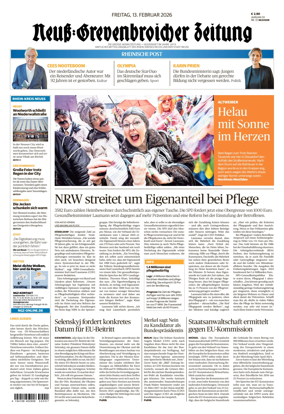 Cover of Neuss-Grevenbroicher Zeitung Neuss