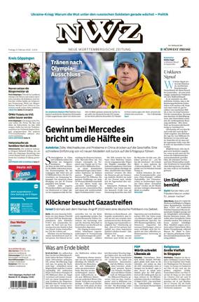 Cover of NWZ – Neue Wurttembergische Zeitung