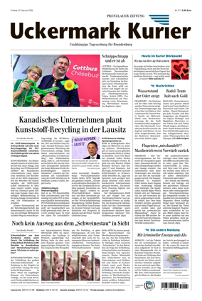 Cover of Prenzlauer Zeitung