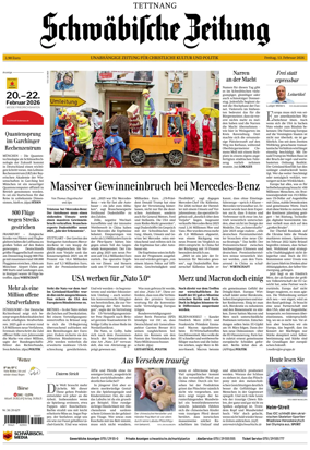 Cover of Schwabische Zeitung (Tettnang)