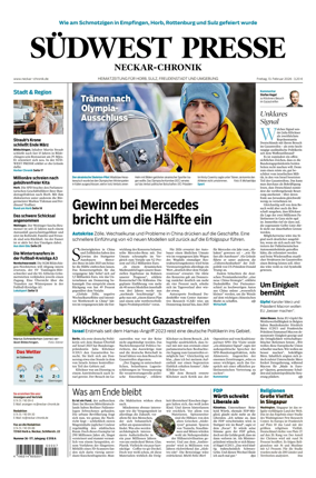 Cover of SUDWEST PRESSE - Neckar-Chronik