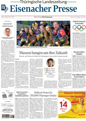 Cover of Thuringische Landeszeitung (Eisenach)