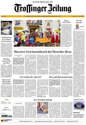 Cover of Trossinger Zeitung