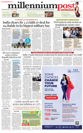 Cover of Millennium Post