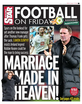 Cover of Irish Daily Star - Fanatic