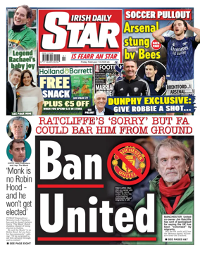 Cover of Irish Daily Star