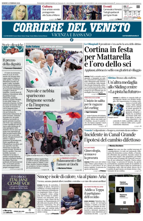 Cover of Corriere del Veneto (Vicenza e Bassano)