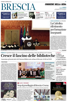 Cover of Corriere della Sera (Brescia)
