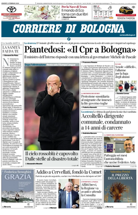 Cover of Corriere di Bologna