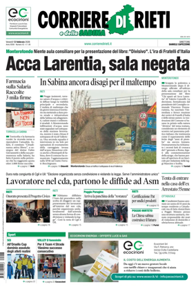 Cover of Corriere di Rieti