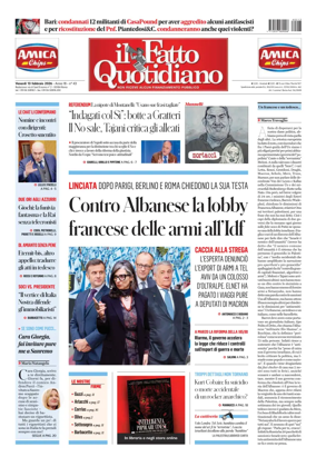 Cover of Il Fatto Quotidiano