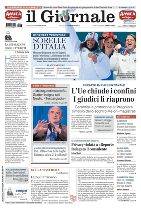 Cover of Il Giornale (Italy)