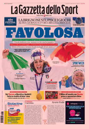 Cover of La Gazzetta dello Sport - Napoli
