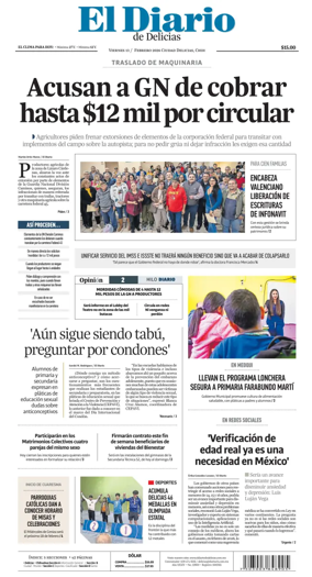 Cover of El Diario de Delicias