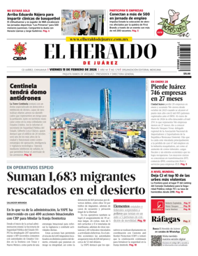 Cover of El Heraldo de Juarez