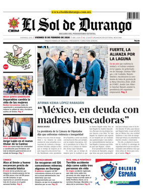 Cover of El Sol de Durango