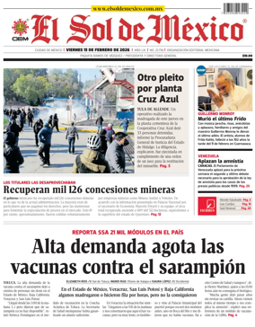 Cover of El Sol de Mexico
