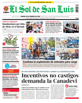 Cover of El Sol de San Luis Potosi