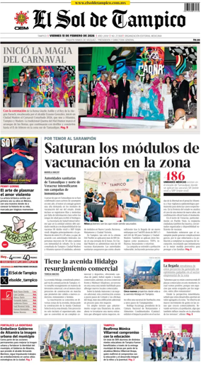 Cover of El Sol de Tampico