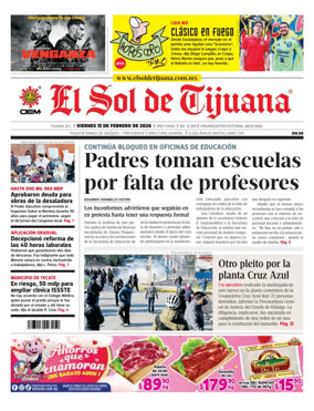 Cover of El Sol de Tijuana
